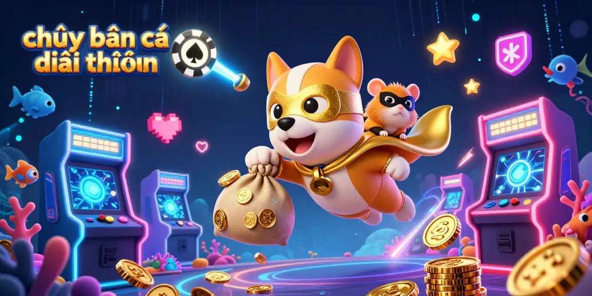 Engaging gameplay in chơi bắn cá đổi thưởng featuring underwater elements, vibrant visuals, and dynamic characters.