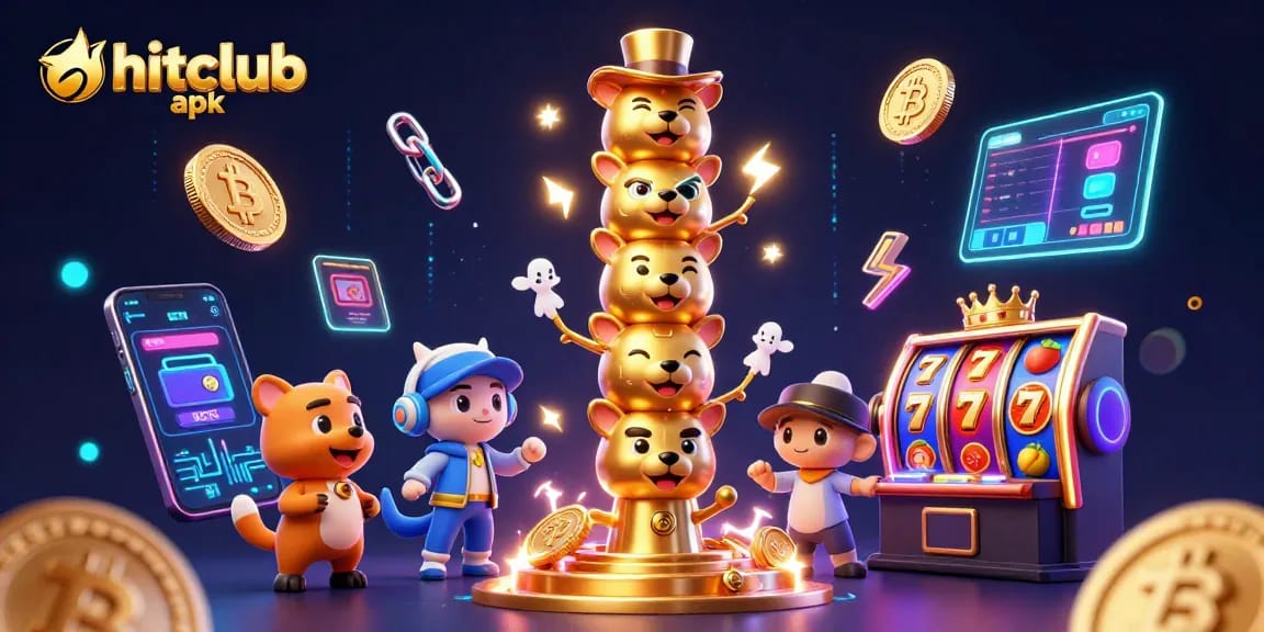 Engage with the hitclub apk in a vibrant, electrifying casino scene full of dynamic elements.
