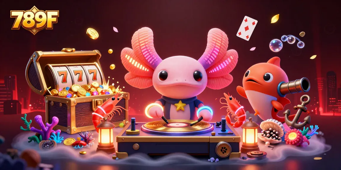 Engage with fun games at 789F’s vibrant 3D casino featuring lively characters and colorful elements.