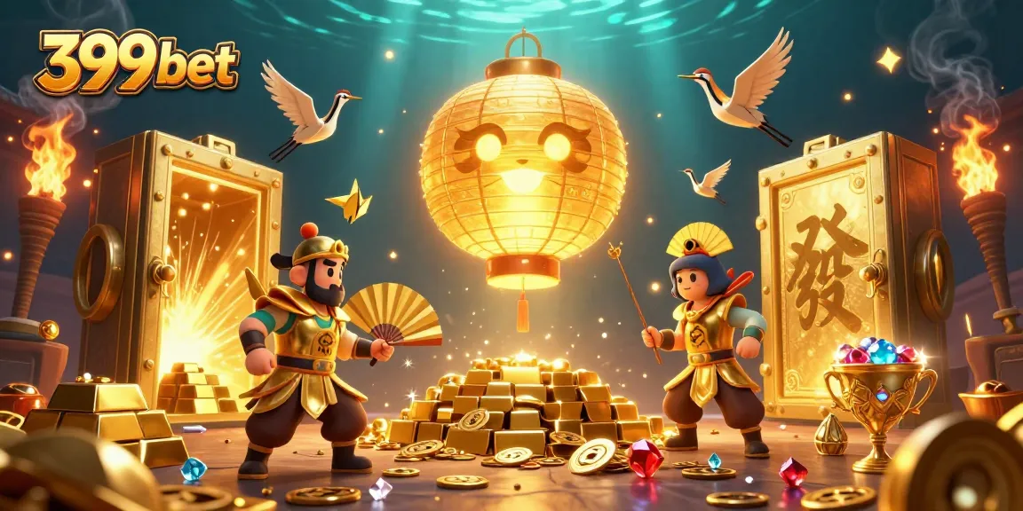 Play 399 bet with exciting casino games featuring vibrant graphics and a dynamic scene.