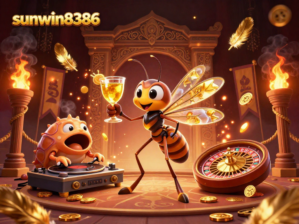 Engage with exciting casino action at sunwin8386 featuring vibrant characters and immersive gaming elements.