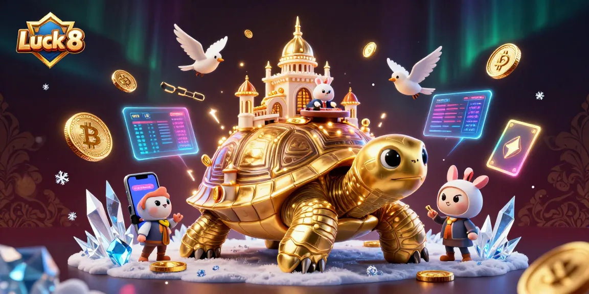 Experience thrilling gameplay at Luck 8 with a unique casino scene showcasing vibrant characters and exciting elements.