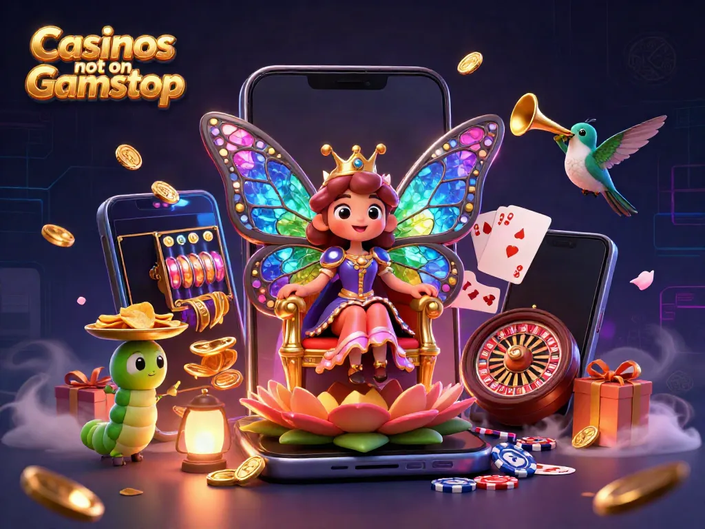 Experience thrilling gameplay at Casinos not on Gamstop with vibrant 3D casino characters and game elements.