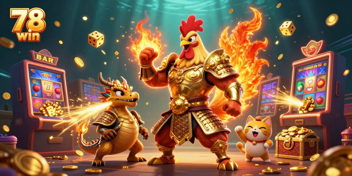 Engage in thrilling jackpots with 78 win featuring a dynamic casino scene.