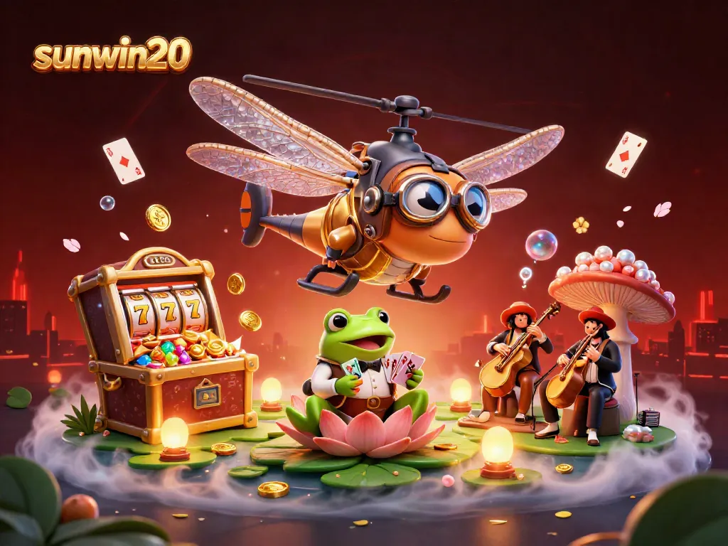 Engage in casino thrills with sunwin20, where vibrant 3D characters bring excitement to card games.