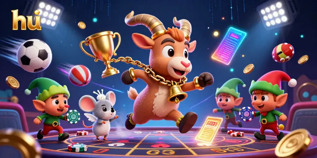Engage in thrilling games at the hu casino where festive Krampus and chaotic gremlins create an electrifying atmosphere.