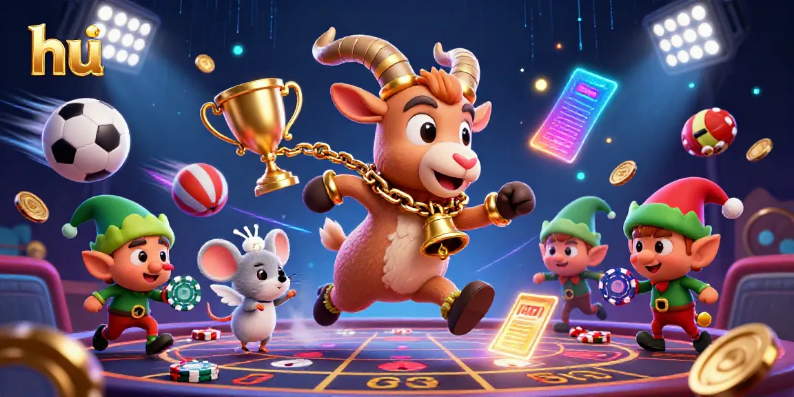 Engage in thrilling games at the hu casino where festive Krampus and chaotic gremlins create an electrifying atmosphere.