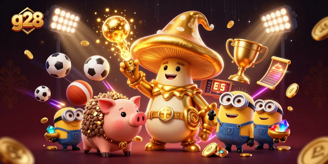 Experience thrilling action with g28 as the golden mushroom wizard turns everything into gold.