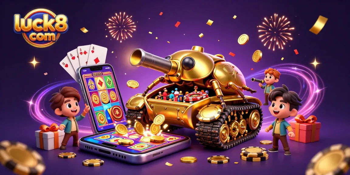 Engage in thrilling gameplay at luck8 com with this vibrant 3D casino illustration featuring a golden casino beetle.