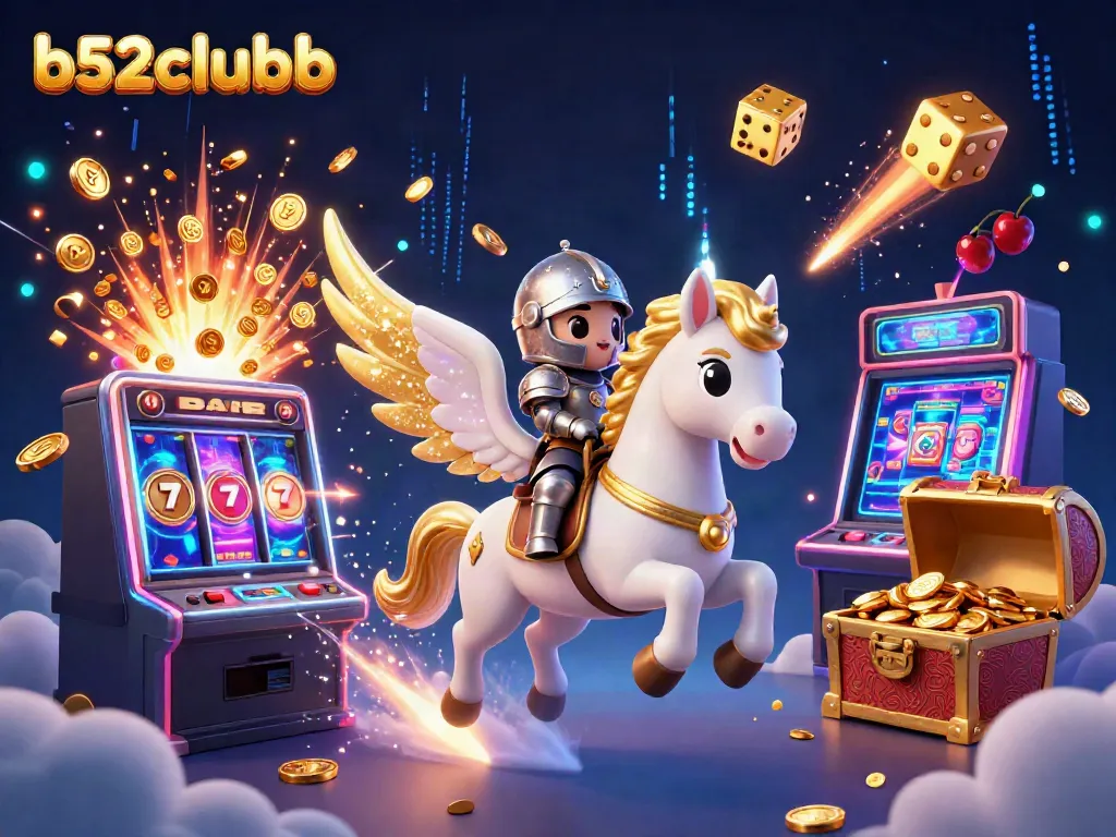 Engage in thrilling game scenes featuring b52clubb's captivating celestial horse and bursting slots.