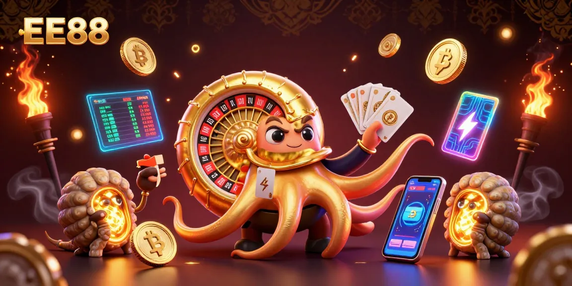 Engage with EE88 via exciting casino games featuring stunning 3D visuals and dynamic crypto elements.