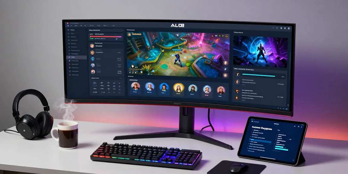 "ALO8 online gaming platform interface showcasing advanced software development and cybersecurity features."
