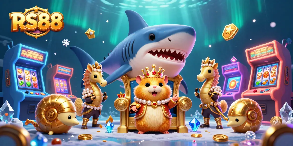 Engage with RS88's vibrant casino world featuring slot games and unique characters in action.
