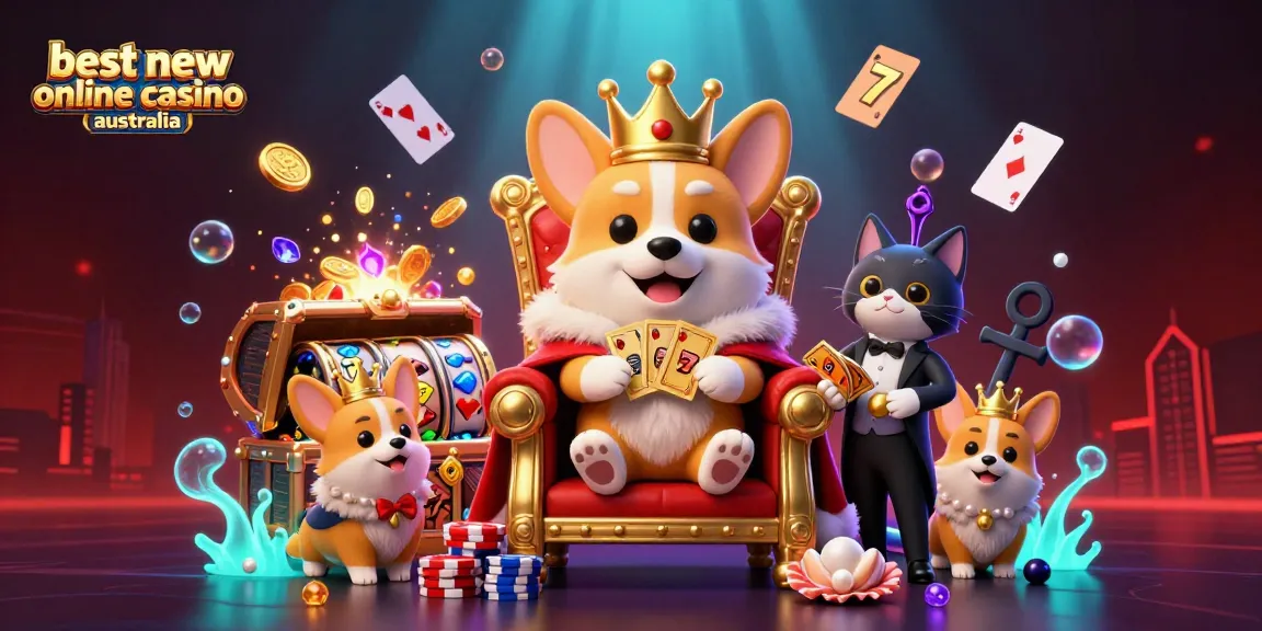 Win big at the best new online casino australia with exciting slots, royal corgi characters, and gold coins!